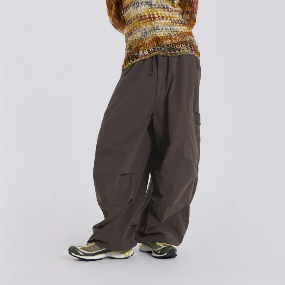 Jaded London Women’s BROWN PARACHUTE CARGO PANTS Size Small - Brand New!